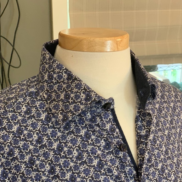 JARED LANG Young Men’s Cotton Button Down Medium - Picture 4 of 6